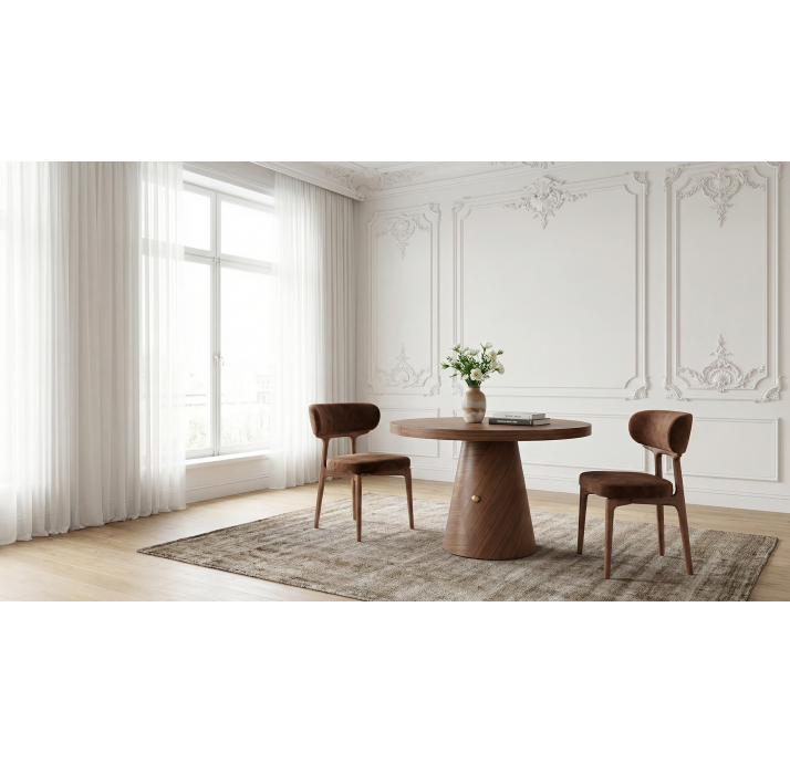 Стол обеденный JACKET DINING TABLE AMERICAN WALNUT AMERICAN WALNUT  200X110X78 СМ. (NRM06434)