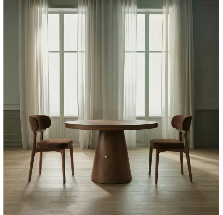 Стол обеденный JACKET DINING TABLE AMERICAN WALNUT AMERICAN WALNUT  200X110X78 СМ. (NRM06434)