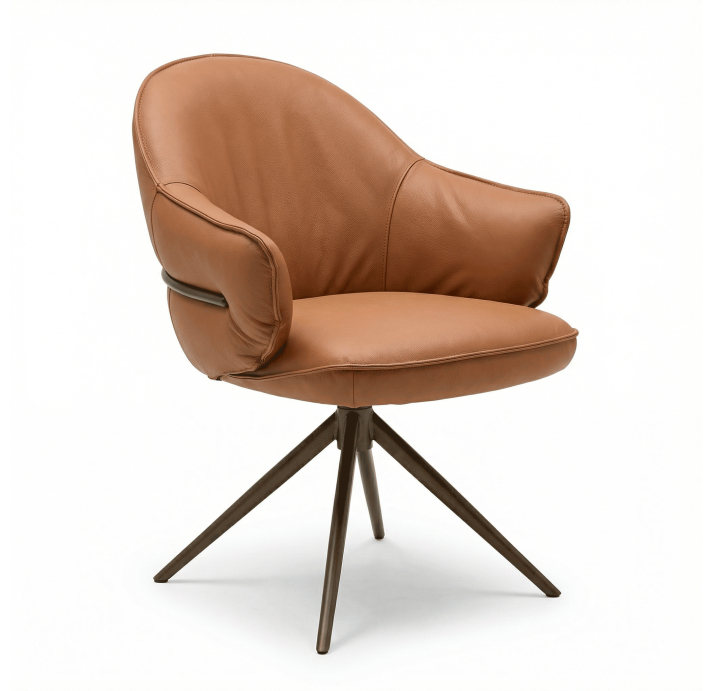 Стул интерьерный LIZBON CHAIR MIURA 608  Коричневый (DBRT) (NRM06446)