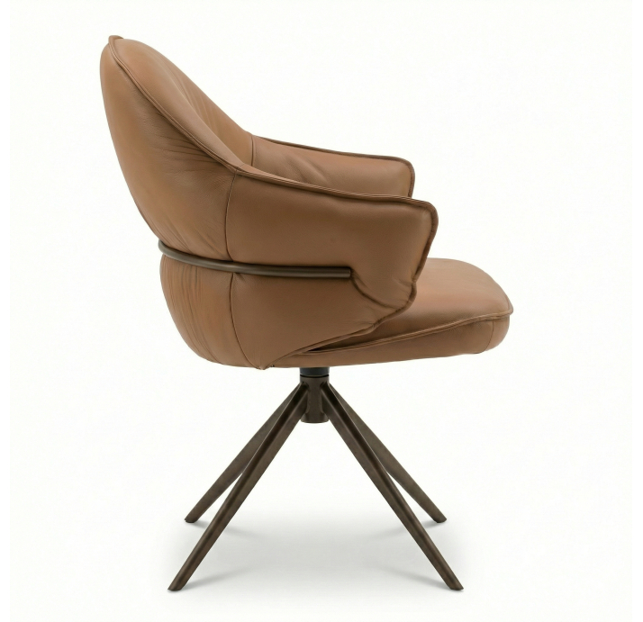 Стул интерьерный LIZBON CHAIR MIURA 608  Коричневый (DBRT) (NRM06446)