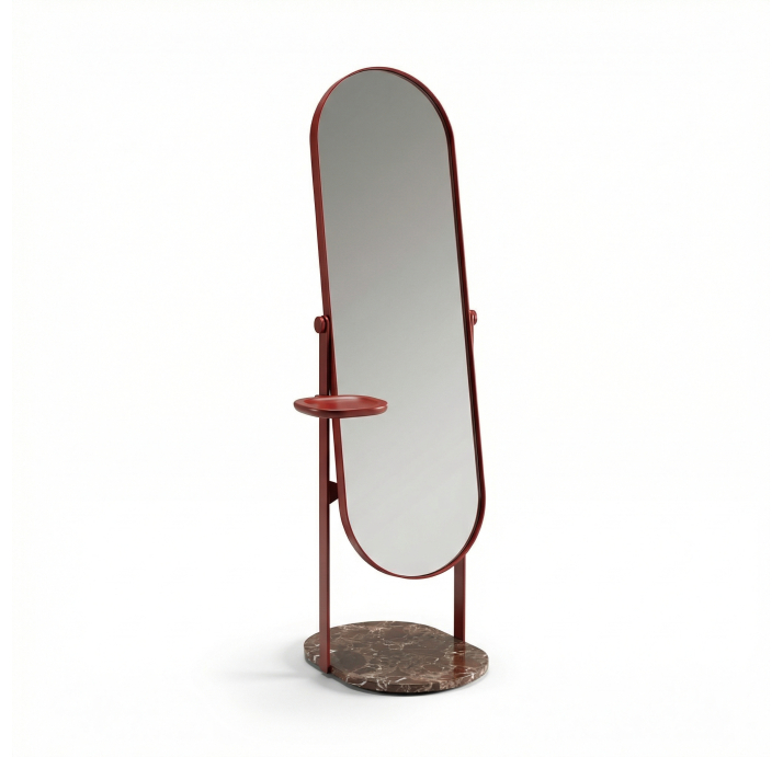 Зеркало напольное IVA STANDING MIRROR RED 53X55X170 СМ. (NRM06449)