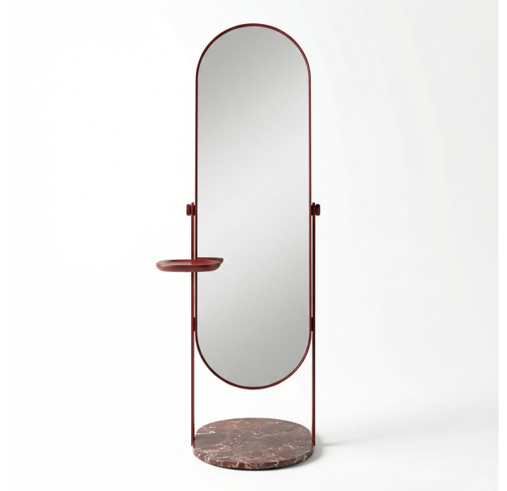 Зеркало напольное IVA STANDING MIRROR RED 53X55X170 СМ. (NRM06449)