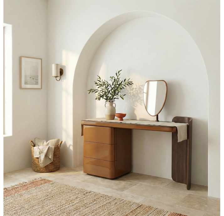 Туалетный столик AURA DRESSER TERRA Walnut 1 TERRA 145X59X83 СМ. (NRM06451)