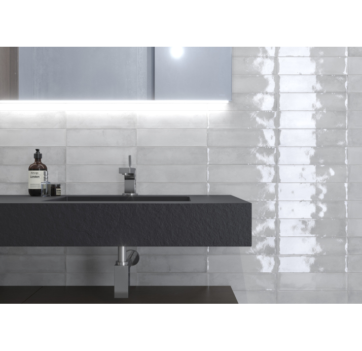 Керамическая плитка CAMBRE WHITE 30X7,5X8,2 Поверхность: Глянец (NCR04047)