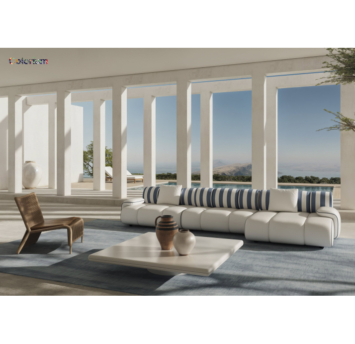 Диван MARE B116-397-154L/ AQUA//встроенные/S,S,S