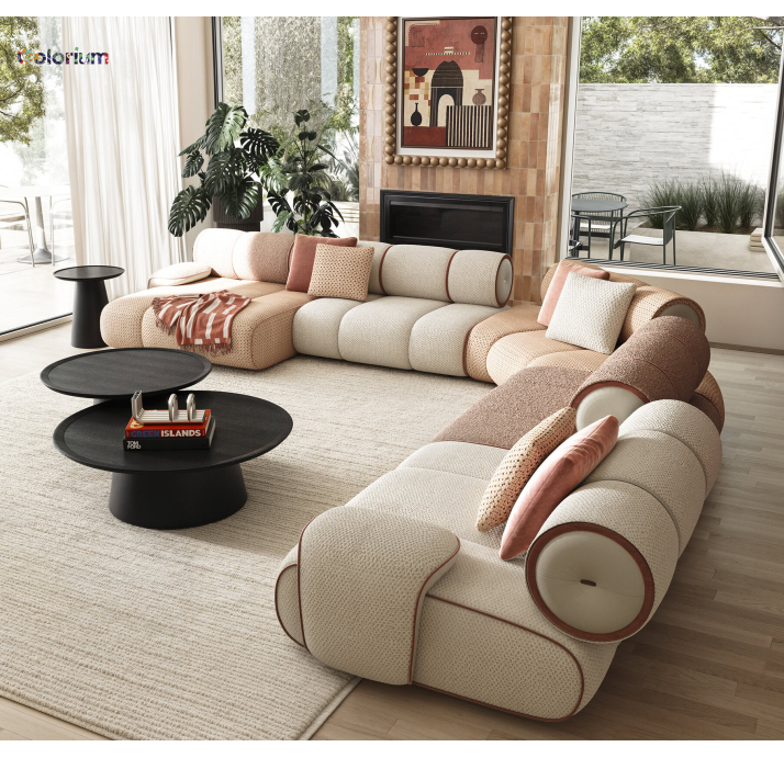 Диван MARE L154-474-474B/ PETRA//встроенные/S,S,S,S,S