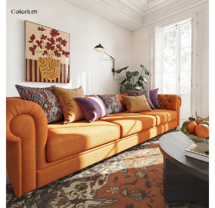 Диван CHESTER B102-320-102B/ VELORA//встроенные/