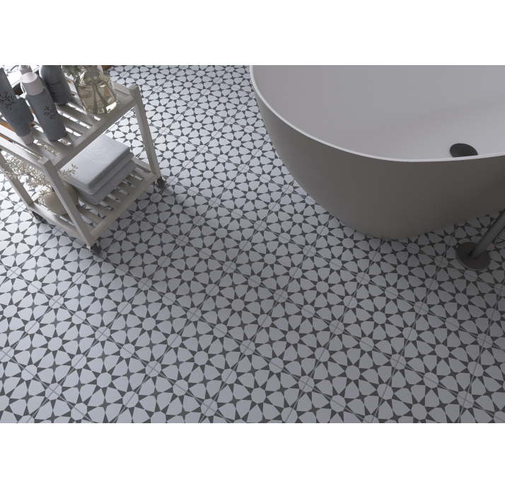 Керамическая плитка HIDRA WHITE 20X20X8,7 Поверхность: Матовая (NCR05424)