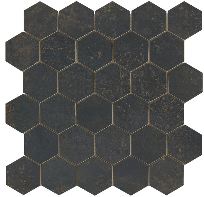 Керамическая плитка INDUSTRIAL BLACK 26X27X9 Поверхность: Матовая (NCR05462)