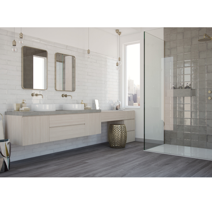 Керамическая плитка ALCHIMIA WHITE 7,5X30X8,6 Поверхность: Полированная (NCR04212)