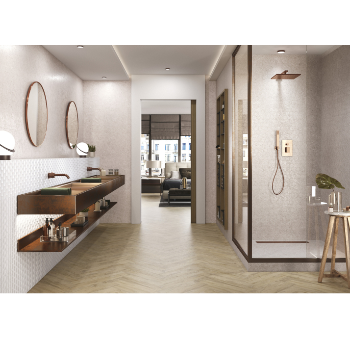 Керамическая плитка GRANITE WHITE 30X90X10,8 Поверхность: Матовая (NCR05311)