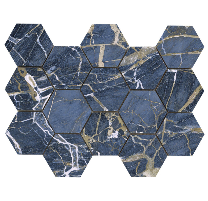 Керамическая плитка GOLDEN BLUE 32,5X22,5X9,5 Поверхность: Полированная (NCR05293)