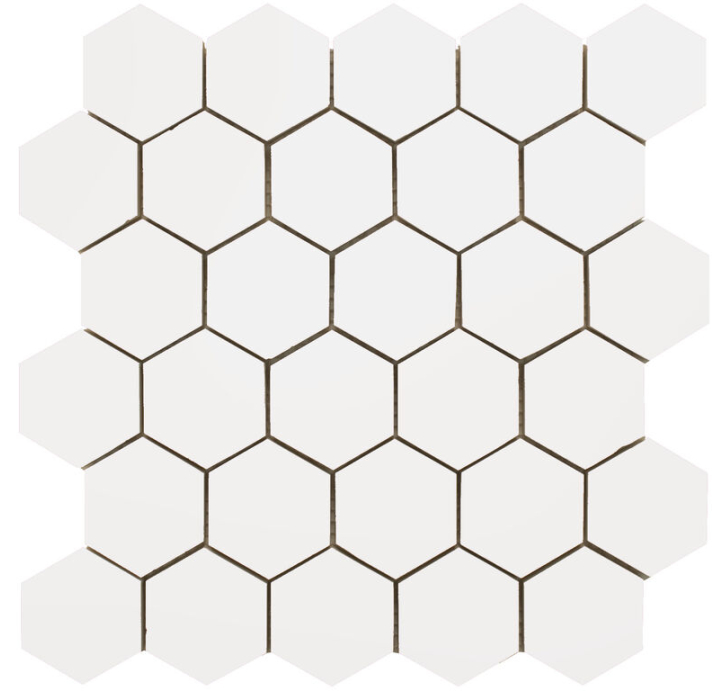 Керамическая плитка GLACIAR WHITE 26X27X9,5 Поверхность: Полированная (NCR05264)