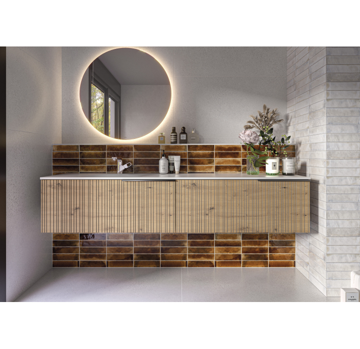 Керамическая плитка JAZBA CARAMEL 6X24,6X8,3 Поверхность: Полированная (NCR05498)