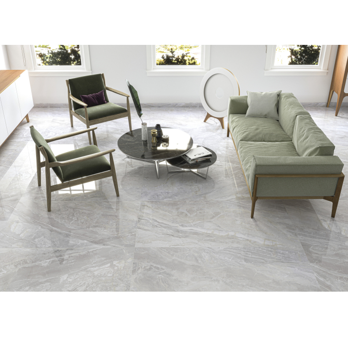 Керамогранит LUXURY WHITE 60X60X9 Поверхность: Полированная (NCR05797)