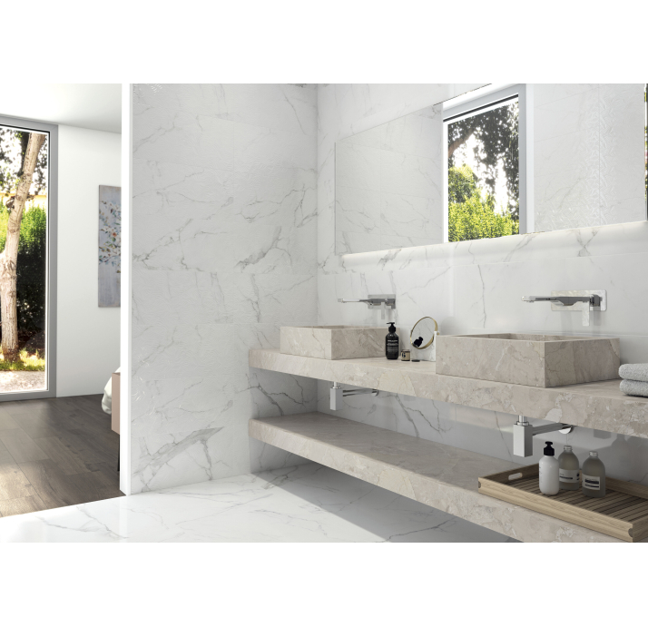 Керамическая плитка ANIMA WHITE 30X60X8 Поверхность: Полированная (NCR04280)