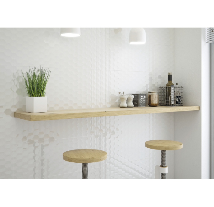 Керамическая плитка GLACIAR WHITE 30X90X10,8 Поверхность: Полированная (NCR05237)