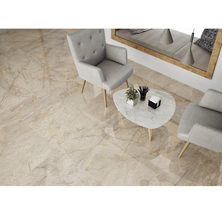 Керамическая плитка EGEO CREAM 120X120X10,2 Поверхность: Полированная (NCR05032)
