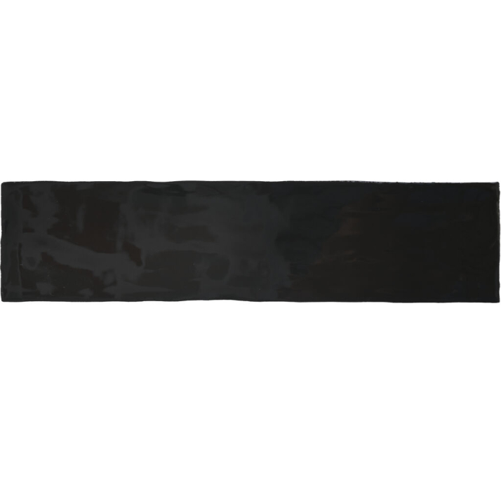 Керамическая плитка COLONIAL BLACK 7,5X30X8,2 Поверхность: Матовая (NCR04736)
