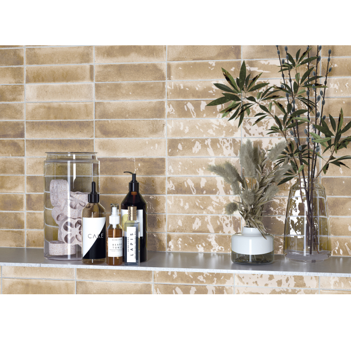 Керамическая плитка JAZBA BEIGE 6X24,6X8,3 Поверхность: Полированная (NCR05495)