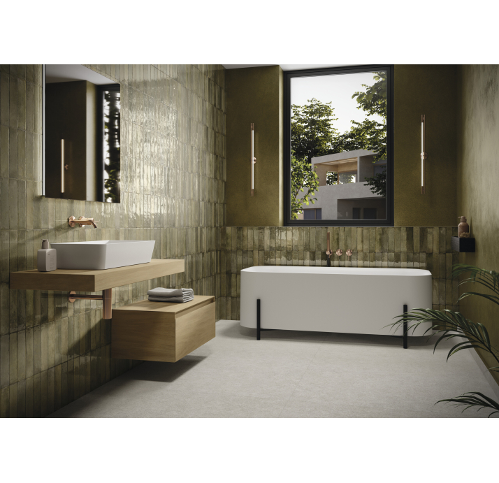 Керамическая плитка FEEL OLIVE 5X15X8 Поверхность: Полированная (NCR05129)