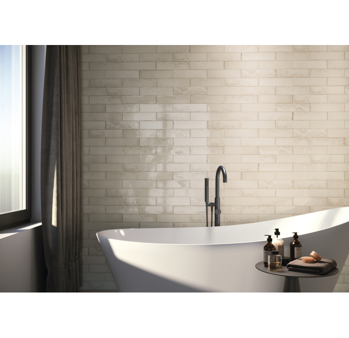 Керамическая плитка DROP IVORY 7,5X30X8,2 Поверхность: Полированная (NCR05006)