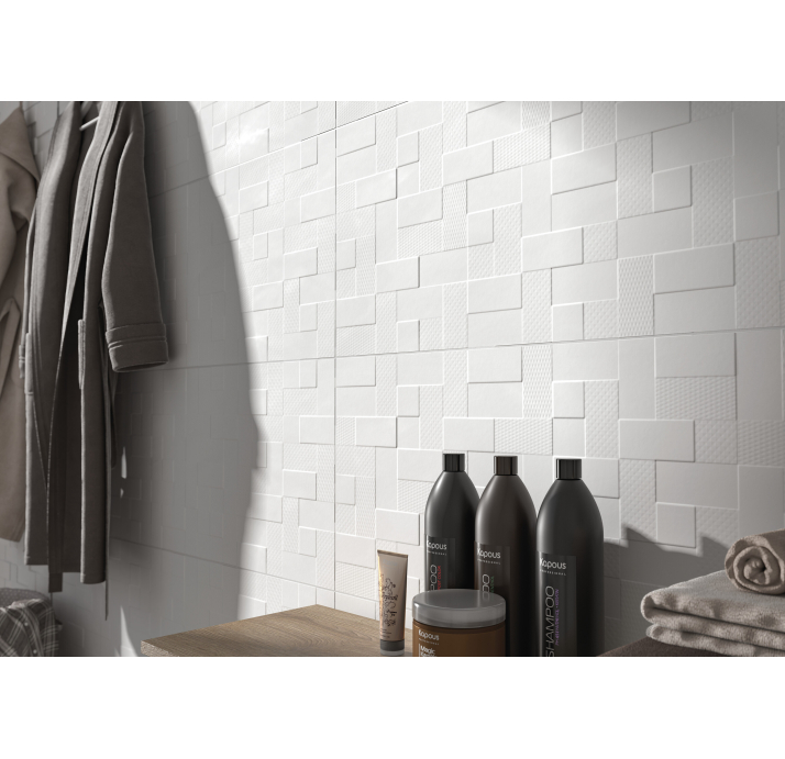 Керамическая плитка GLACIAR WHITE 40X120X8 Поверхность: Матовая (NCR05253)