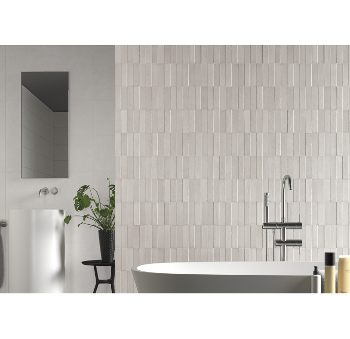 Керамическая плитка DASTER WHITE 40X120X10,8 Поверхность: Матовая (NCR04893)