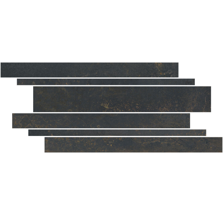 Керамическая плитка INDUSTRIAL BLACK 22X44X10 Поверхность: Матовая (NCR05469)