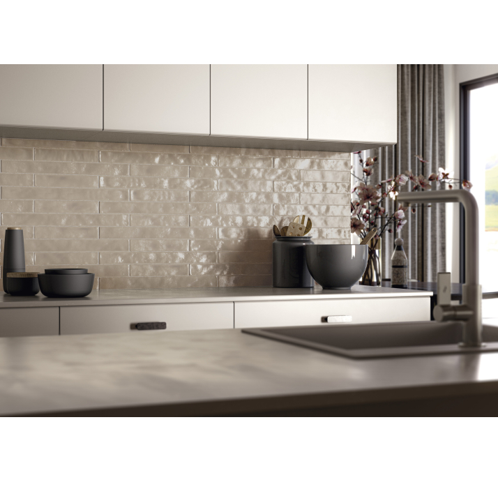 Керамическая плитка LULA IVORY 5X25X10 Поверхность: Полированная (NCR05776)
