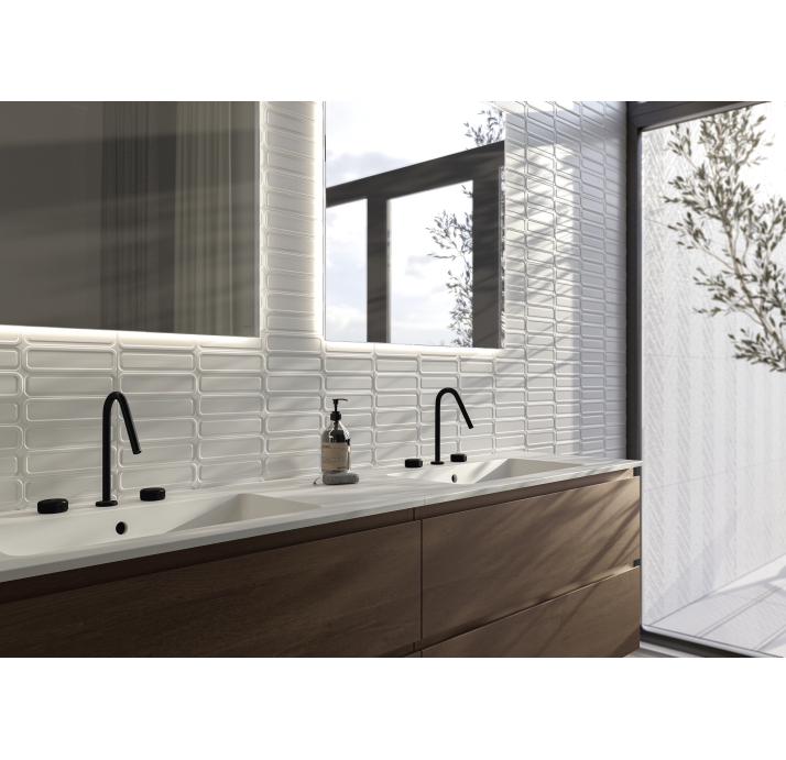 Керамическая плитка GLACIAR WHITE 30X75X8 Поверхность: Матовая (NCR05271)