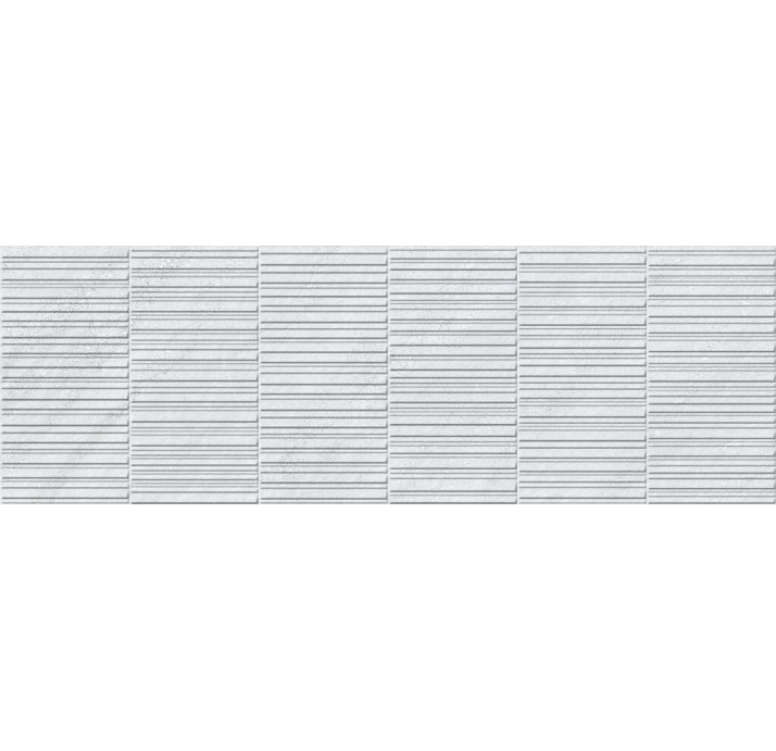 Керамическая плитка KLIFF WHITE 25X75X8,7 Поверхность: Матовая (NCR05581)