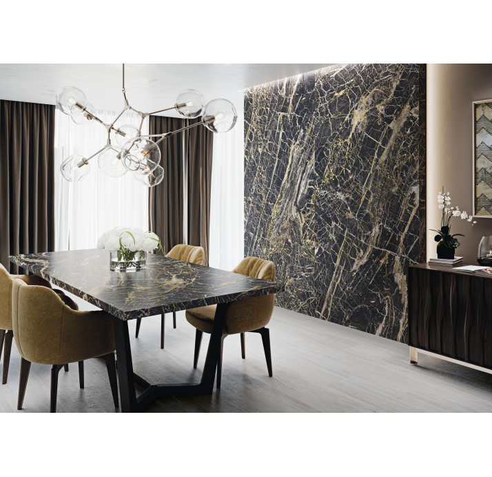 Керамическая плитка GOLDEN BLACK 60X120X10,5 Поверхность: Полированная (NCR05280)