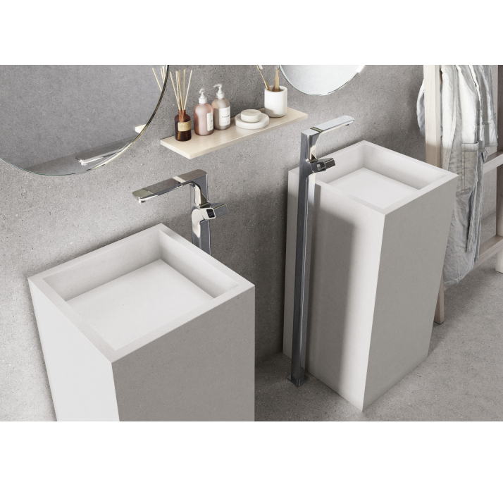 Керамическая плитка GRANITE WHITE 60X120X9 Поверхность: Матовая (NCR05337)