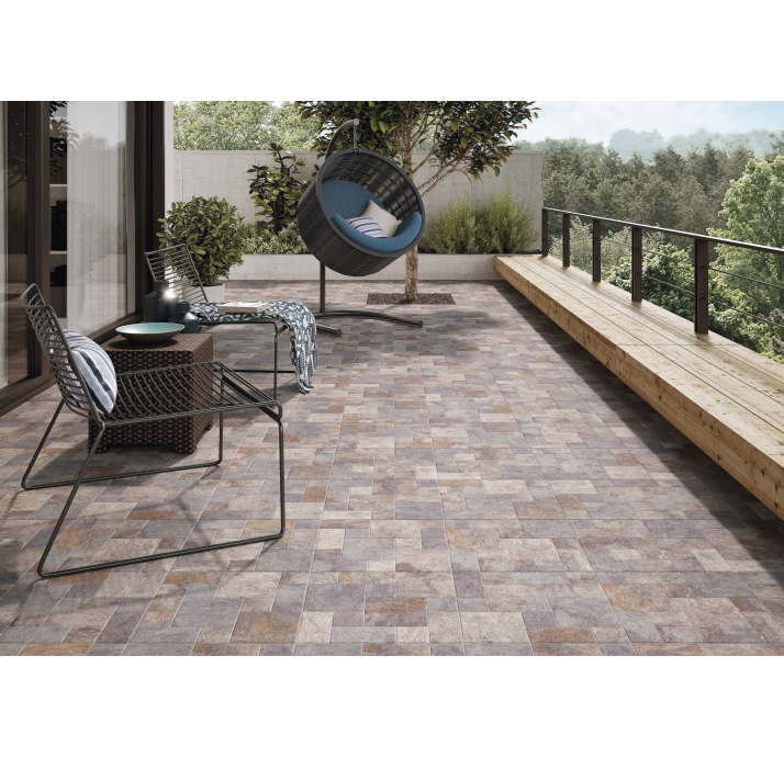 Керамическая плитка BALTIK PIZARRA 45X45X8,5 Поверхность: Матовая (NCR04380)