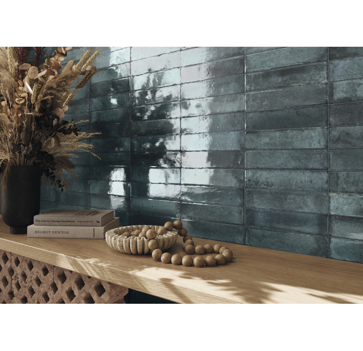 Керамическая плитка FEEL TURQUOISE 5X15X8 Поверхность: Полированная (NCR05128)