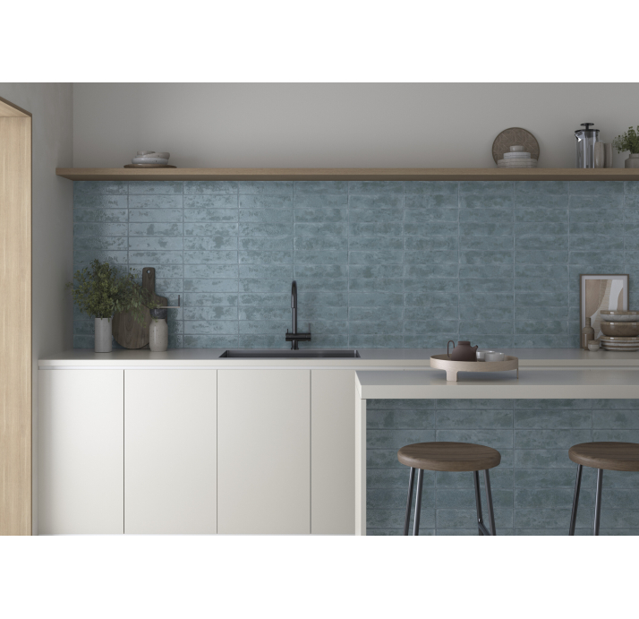 Керамическая плитка IGNIS AQUAMARINE 7,5X30X8,2 Поверхность: Полированная (NCR05442)