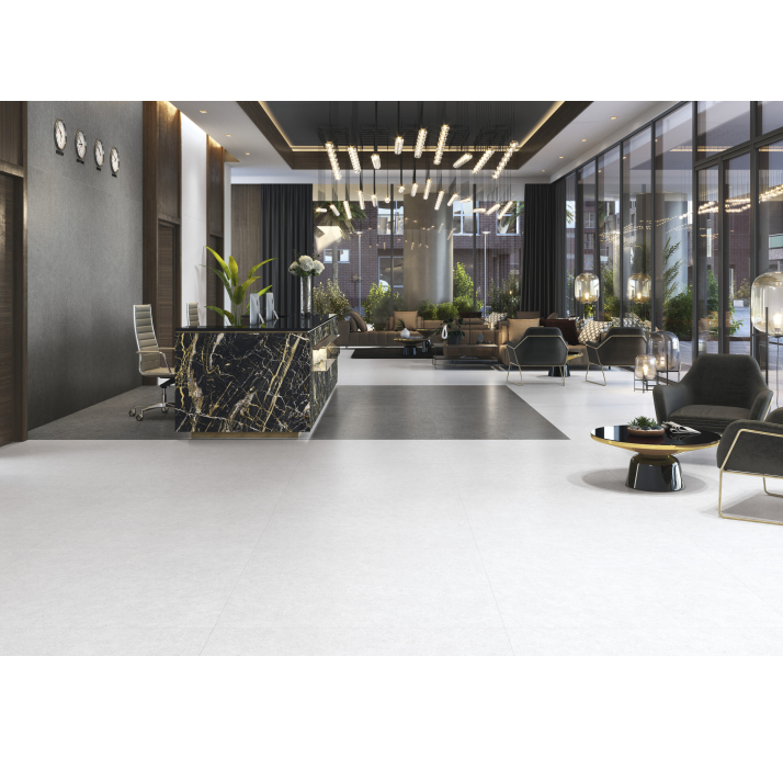 Керамическая плитка GRANITE WHITE 60X60X9 Поверхность: Матовая (NCR05318)