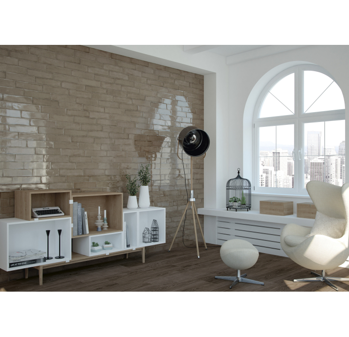 Керамическая плитка ALCHIMIA MOKA 7,5X30X8,2 Поверхность: Полированная (NCR04203)