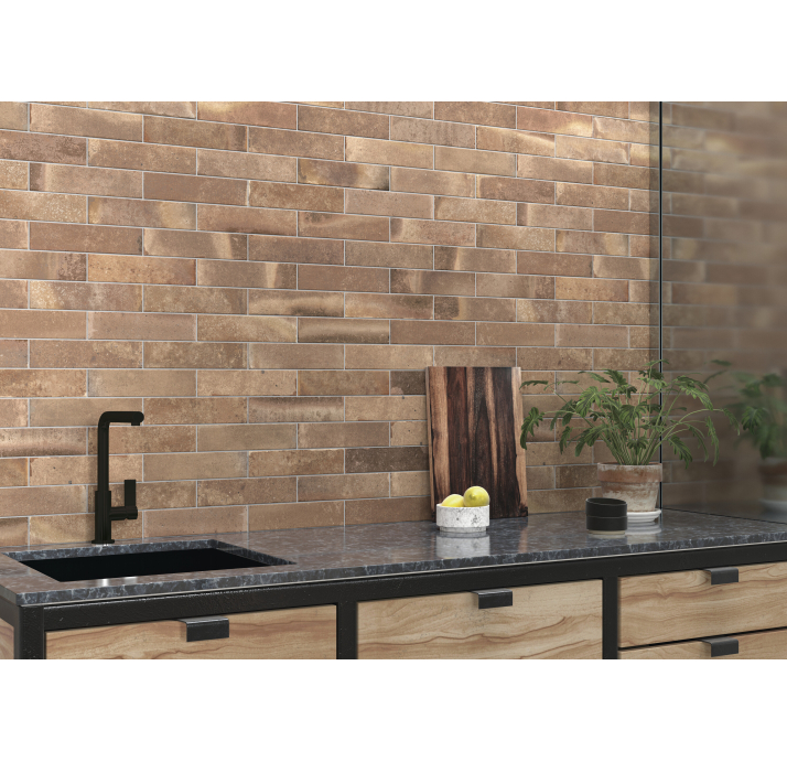 Керамическая плитка BECK AMBER 6X25X8,7 Поверхность: Матовая (NCR04421)