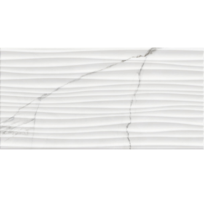 Керамическая плитка FREYA WHITE 25X50X7,2 Поверхность: Полированная (NCR05166)