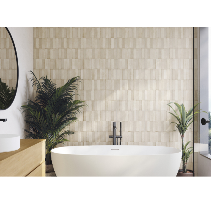 Керамическая плитка DASTER CREAM 40X120X10,8 Поверхность: Матовая (NCR04894)