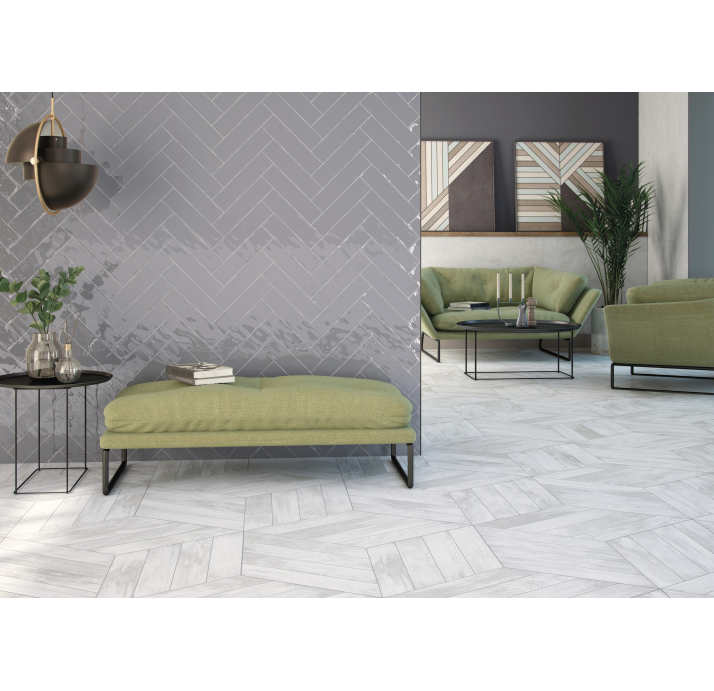 Керамическая плитка COLONIAL GREY 5X30X8 Поверхность: Полированная (NCR04717)