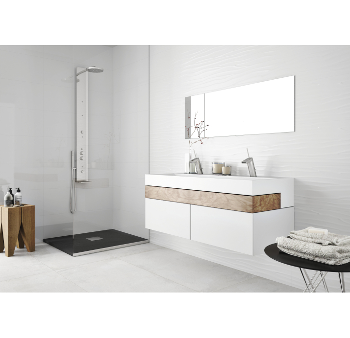 Керамическая плитка GLACIAR WHITE 30X90X10,8 Поверхность: Полированная (NCR05230)