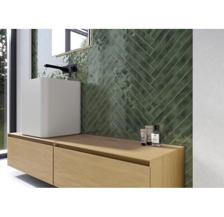 Керамическая плитка LULA GREEN 5X25X10 Поверхность: Полированная (NCR05781)
