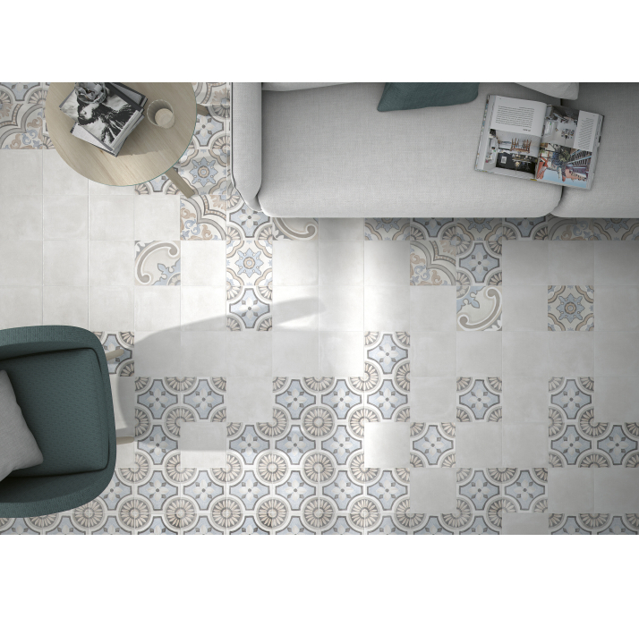 Керамическая плитка ADOBE WHITE 20X20X8,6 Поверхность: Матовая (NCR04155)