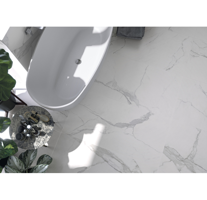 Керамическая плитка ANIMA WHITE 60X120X9 Поверхность: Матовая (NCR04284)