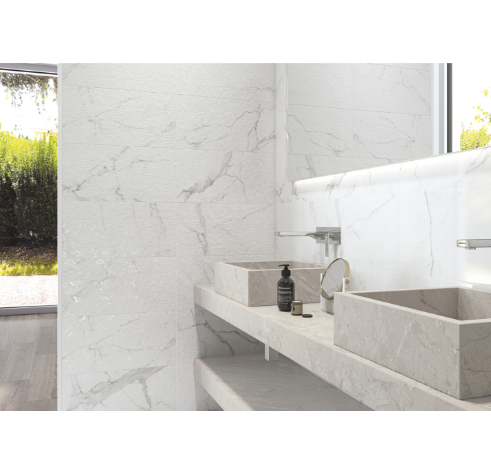 Керамическая плитка ANIMA WHITE 30X60X8 Поверхность: Матовая (NCR04288)