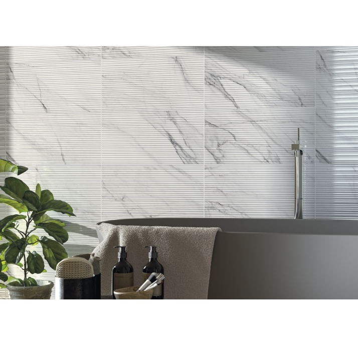 Керамическая плитка CASPIO WHITE 30X60X8 Поверхность: Полированная (NCR04683)