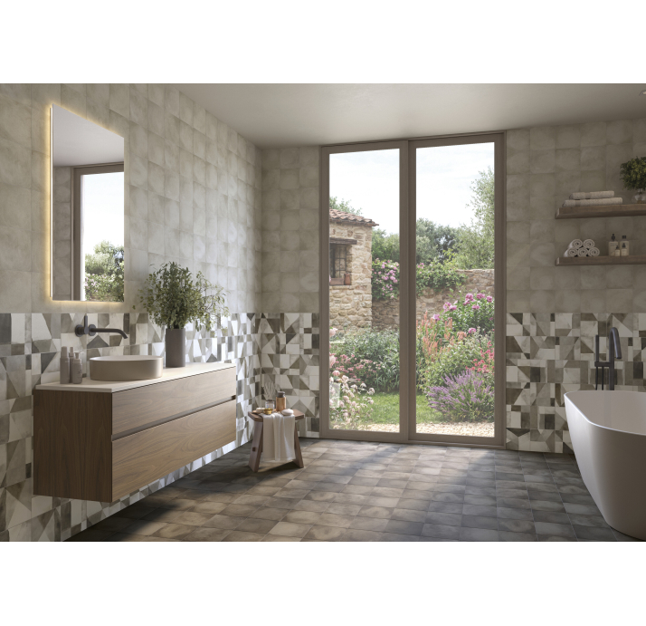 Керамическая плитка MALBEC GREY 20X20X8,7 Поверхность: Матовая (NCR05837)